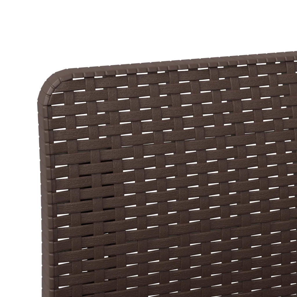 Divano da giardino 3 posti con cuscini in look rattan 3 posto 8011964