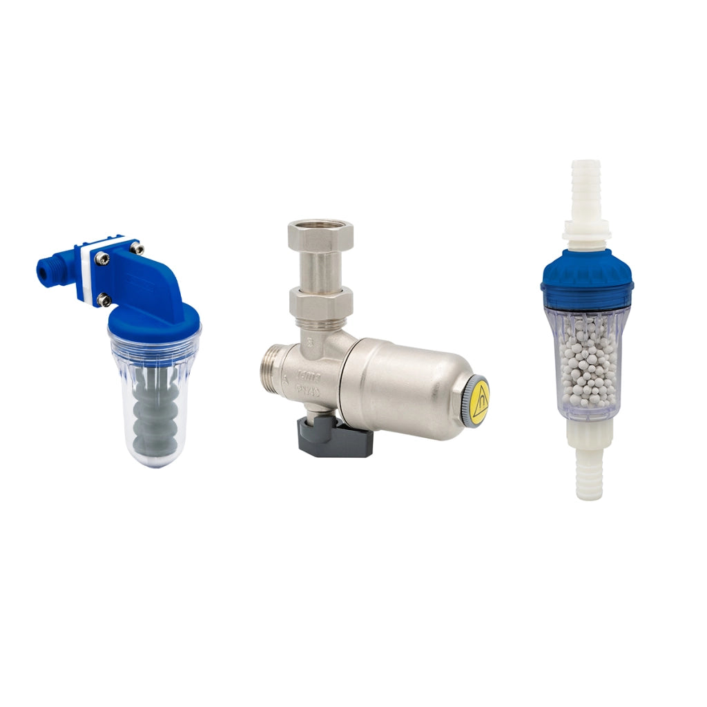 KIT SALVACALDAIA TRE IN UNO MODELLO KITTRIO FILTRO DEFANGATORE - DOSATORE - NEUTRALIZZATORE   ICMA  S.P.A.