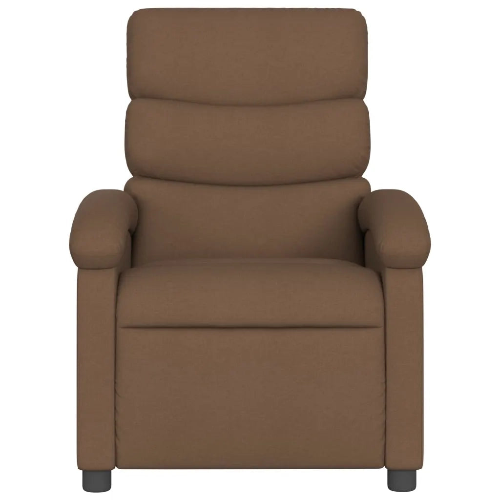 Fauteuil inclinable Marron Tissu