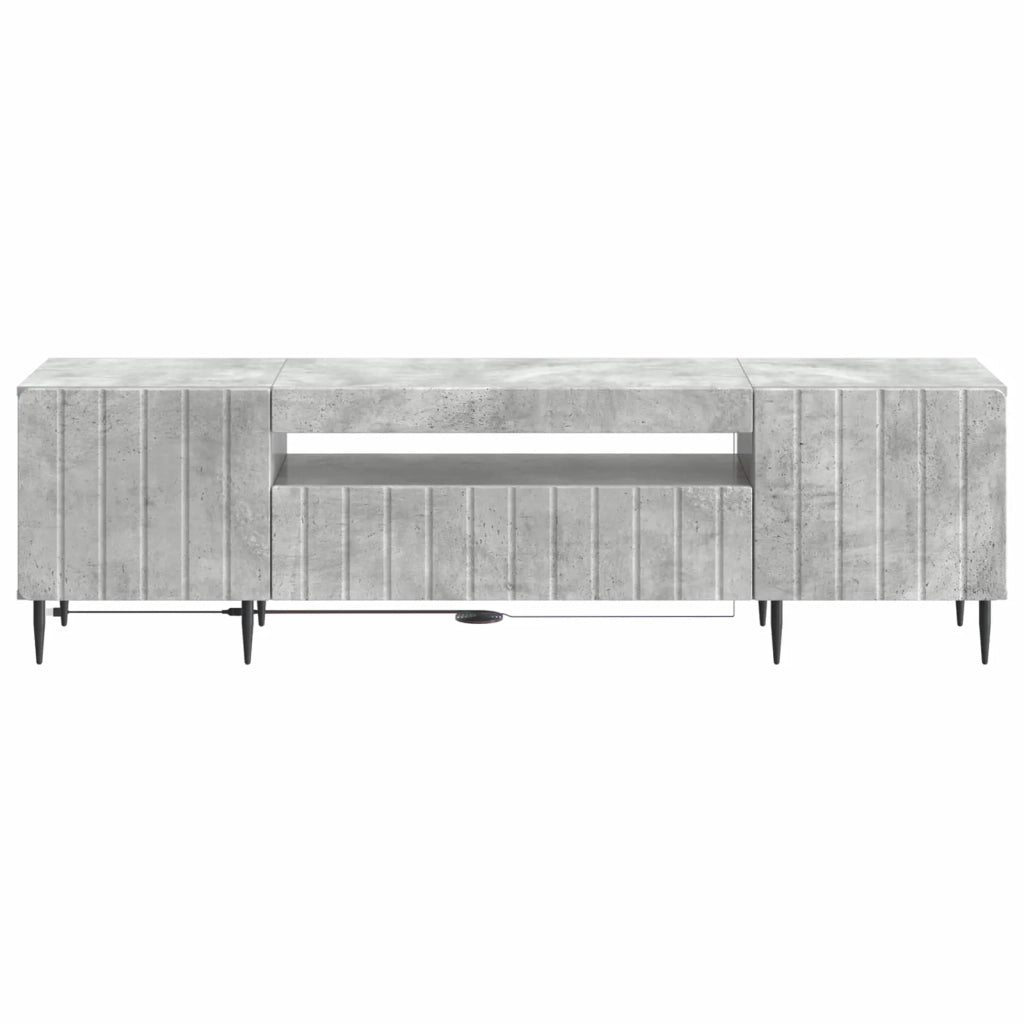Mobile TV LED ZWOLLE 153 x 35 x 43 cm Grigio Cemento 896468