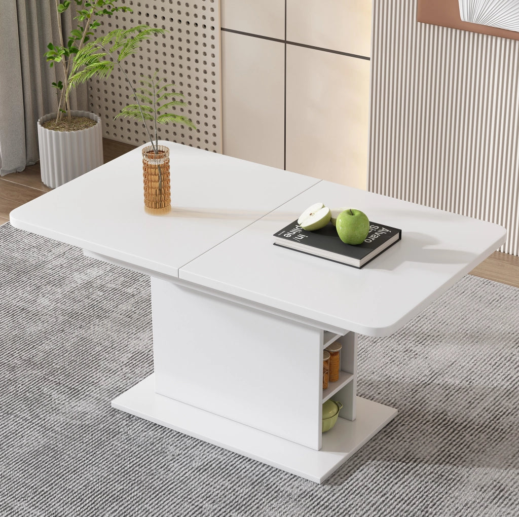 Set da pranzo con tavolo allungabile e 4 sedie