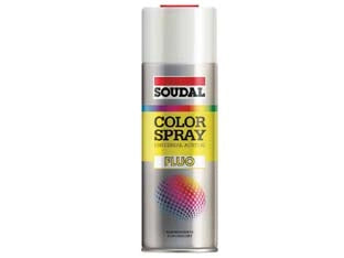 COLOR SPRAY FLUO SMALTO ACRILICO FLUORESCENTE SPRAY- - ml.400 - verde fluorescente (155599) - 6 pezzi SOUDAL