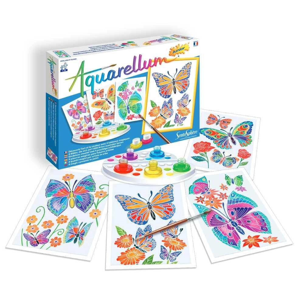Sentosphere - Aquarellum Junior - Papillons & Fleurs