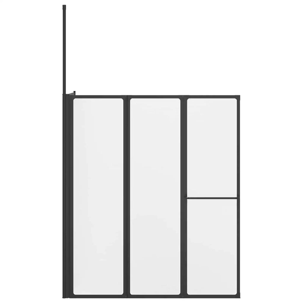 Parete doccia Bianco 120 x 70 x 137 cm Alluminio CFW1829411