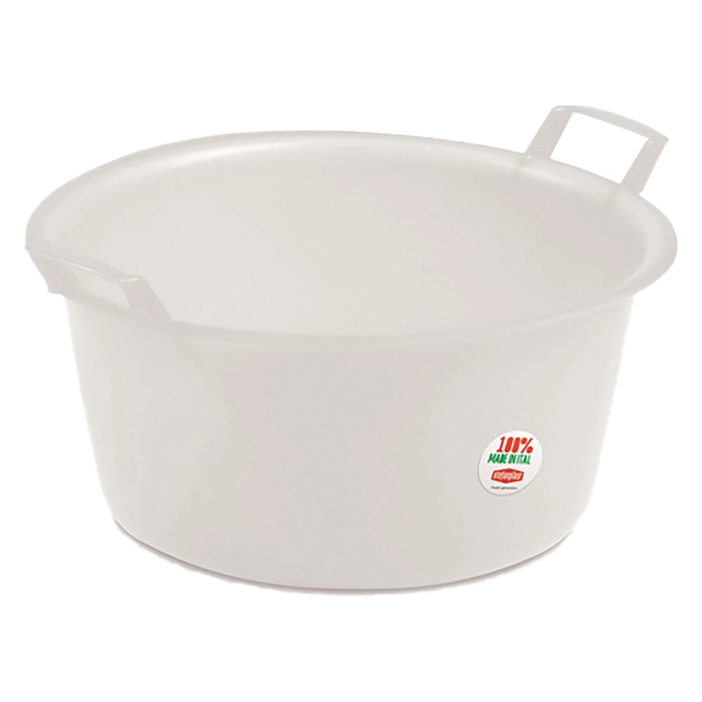 1pz bacinella rotonda ã¸ 35 cm -  10 lt neutro cod:ferx.8410413nlm