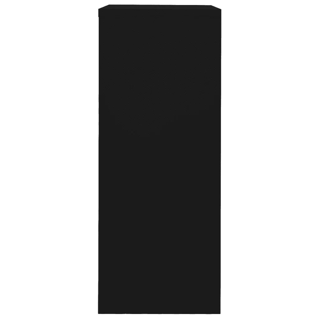 Armadio da ufficio in acciaio nero 90 x 40 x 102 cm con ripiano regolabile e pratici cassetti in stile contemporaneo 02_0046905