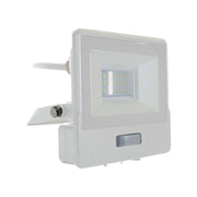 Proiettore LED Sensore PIR 10W SAMSUNG Bianco 6400K Cavo 1m 735lm – V-TAC – VT-118S-1-W