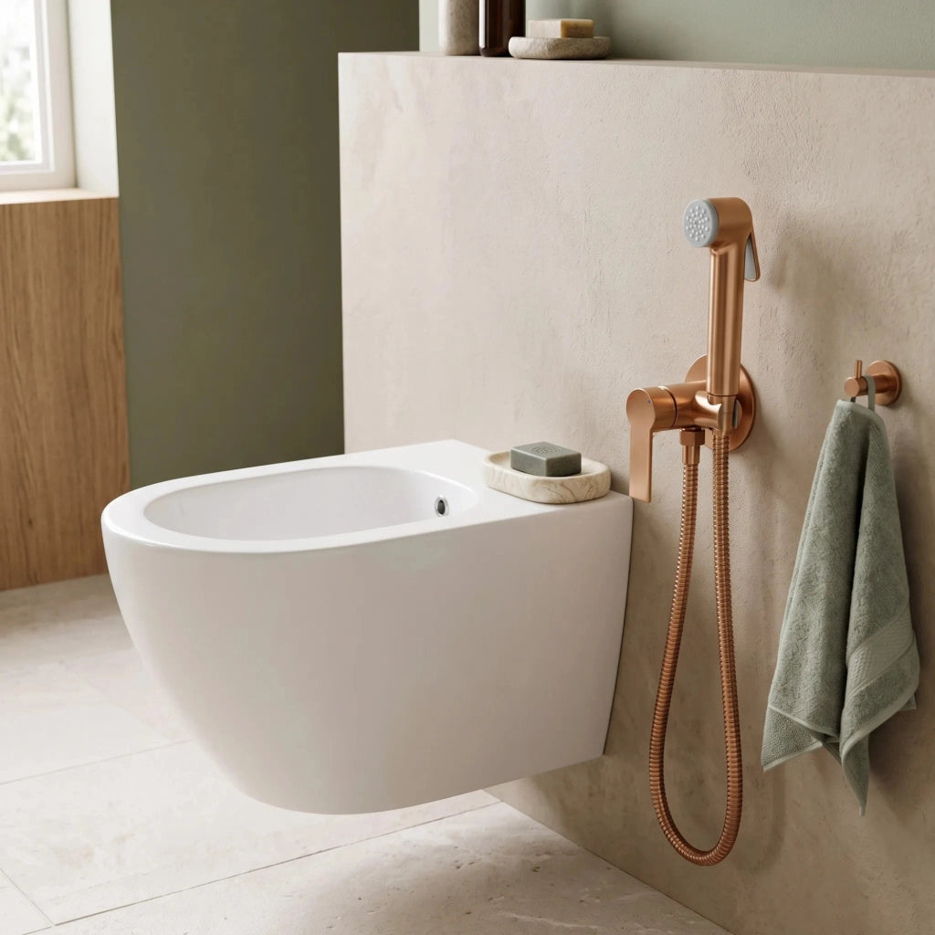 Rubinetto Bidet Rea Argus Brush Copper