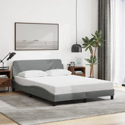 Giroletto-Struttura Letto Dover Grigio Chiaro 120x200 cm Tessuto