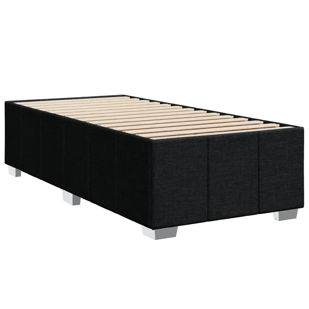 Giroletto senza Materasso Nero 80x200 cm Tessuto