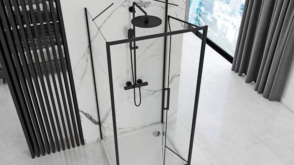 Cabina Doccia A Parete Rapid Fold 90x80