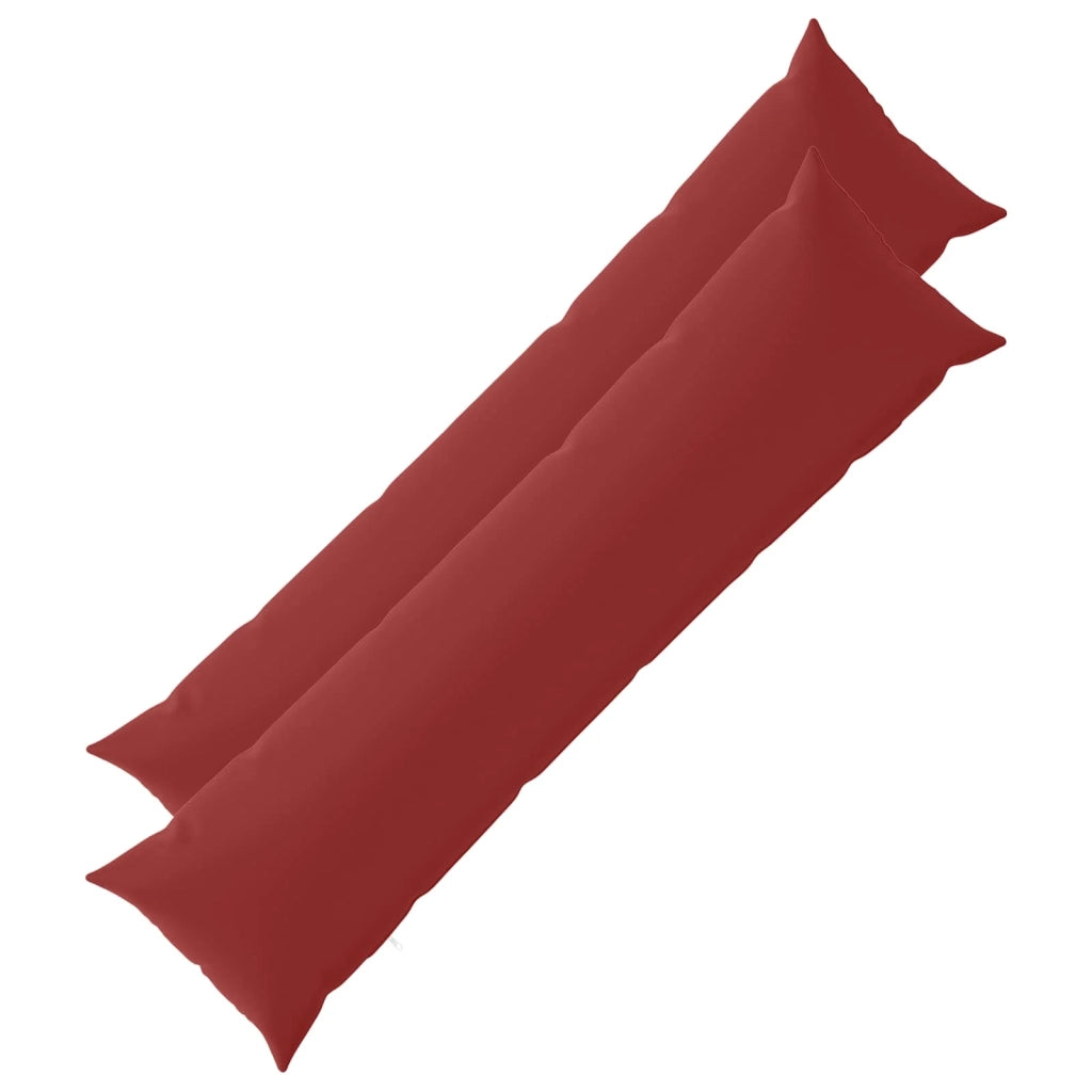 Cuscino con cuscino HEERLEN 2 pz Rosso Vino Poliestere 926260