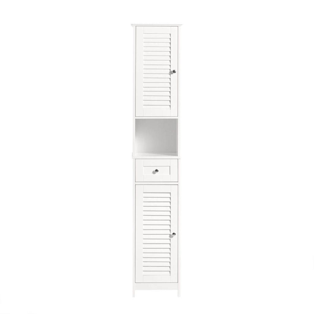 Mobiletto Bagno Colonna Bagno Cassettiera Bagno Bianco Con Cassetti Bianco FRG236-W