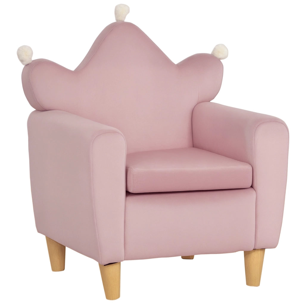 Poltrona Bambini ¨C zephmum ¨C Rosa 50x42x58 cm