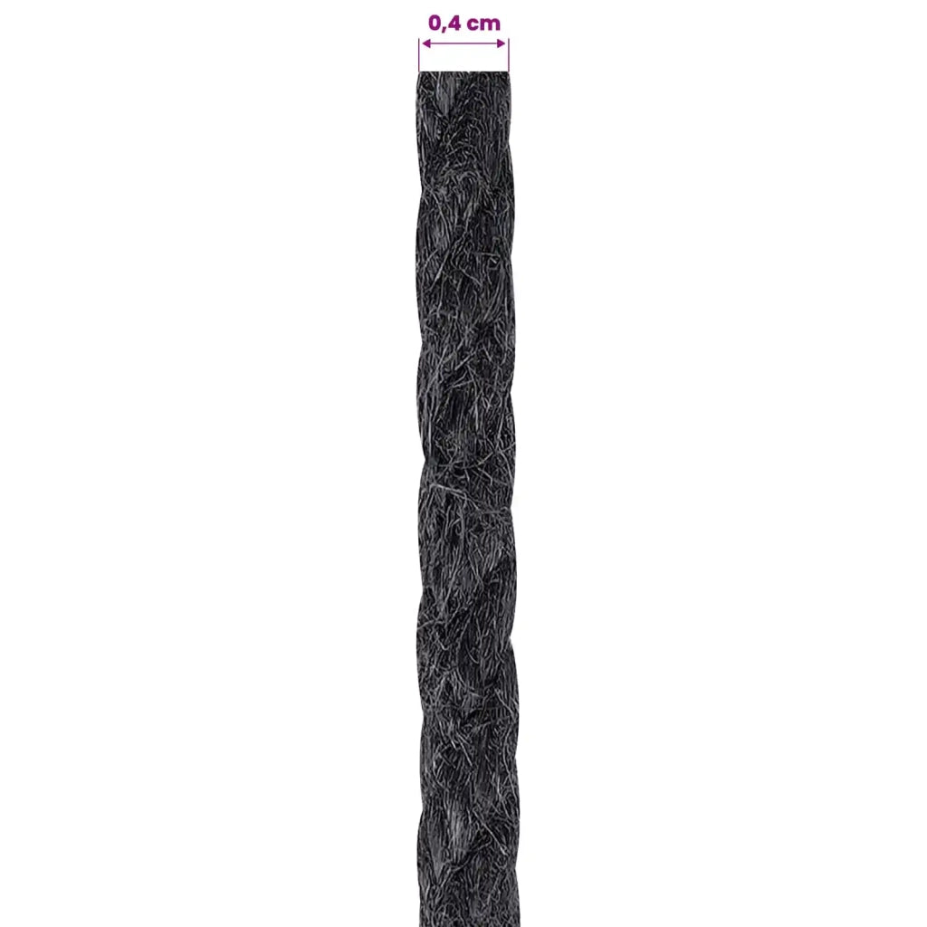 Spago in juta 4 mm Nero 100% juta Tossa 42011602