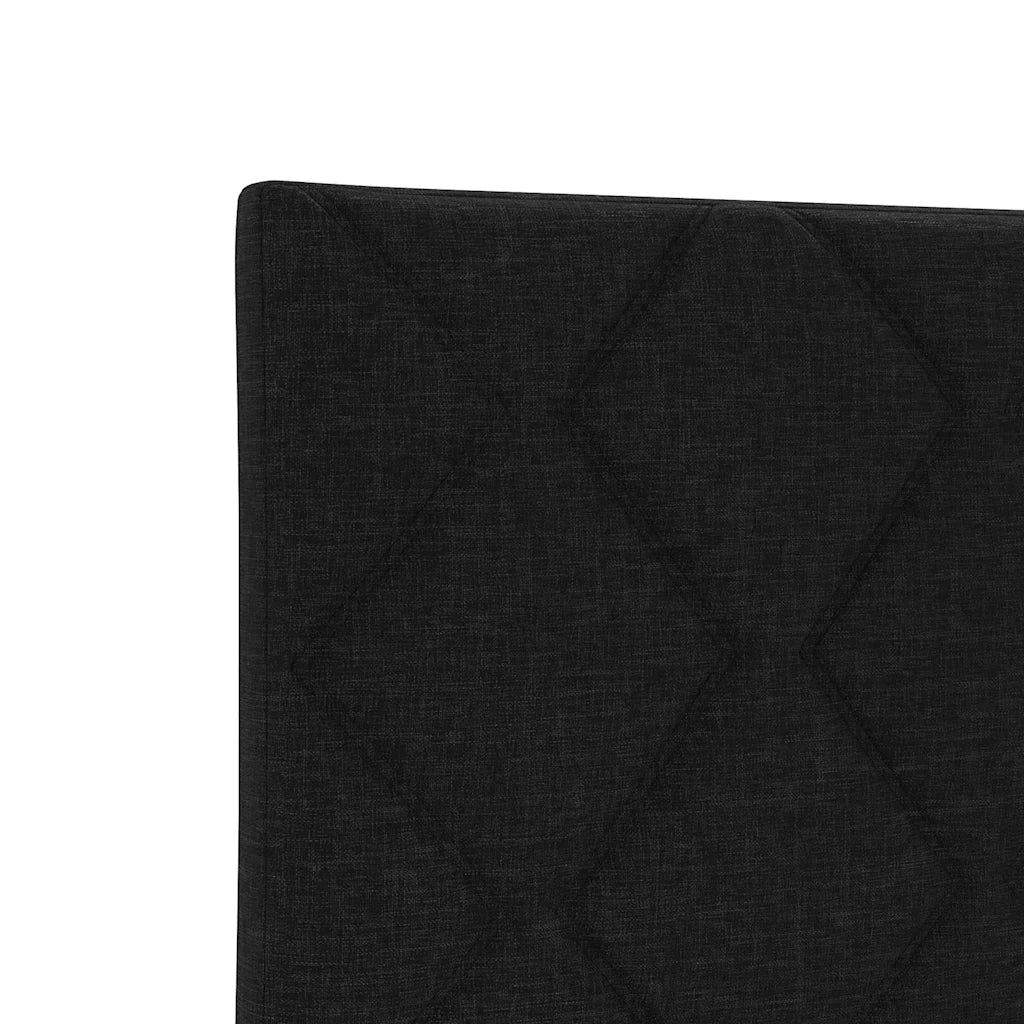 Testiera | Testata Nero 200 cm Tessuto