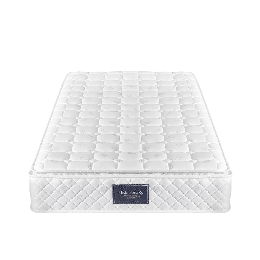 Letto singolo 90x200 cm con materasso e contenitore; grigio