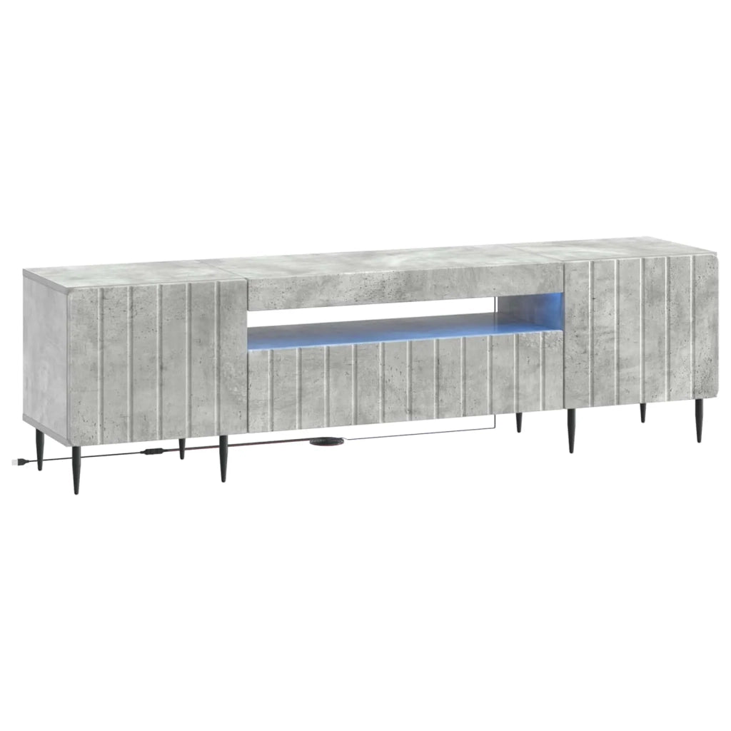 Mobile TV LED ZWOLLE 153 x 35 x 43 cm Grigio Cemento 896468