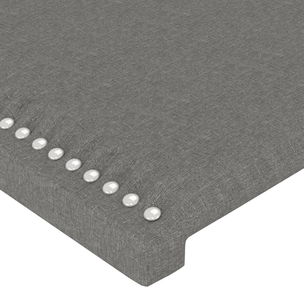 Testiera | Testata a LED GrigioScuro 103x16x118/128cm inTessuto