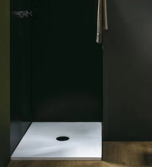 Piatto doccia in ceramica UNIKO alto 3 cm - Azzurra - Misura: 70 x 120 x 3h (tortora)