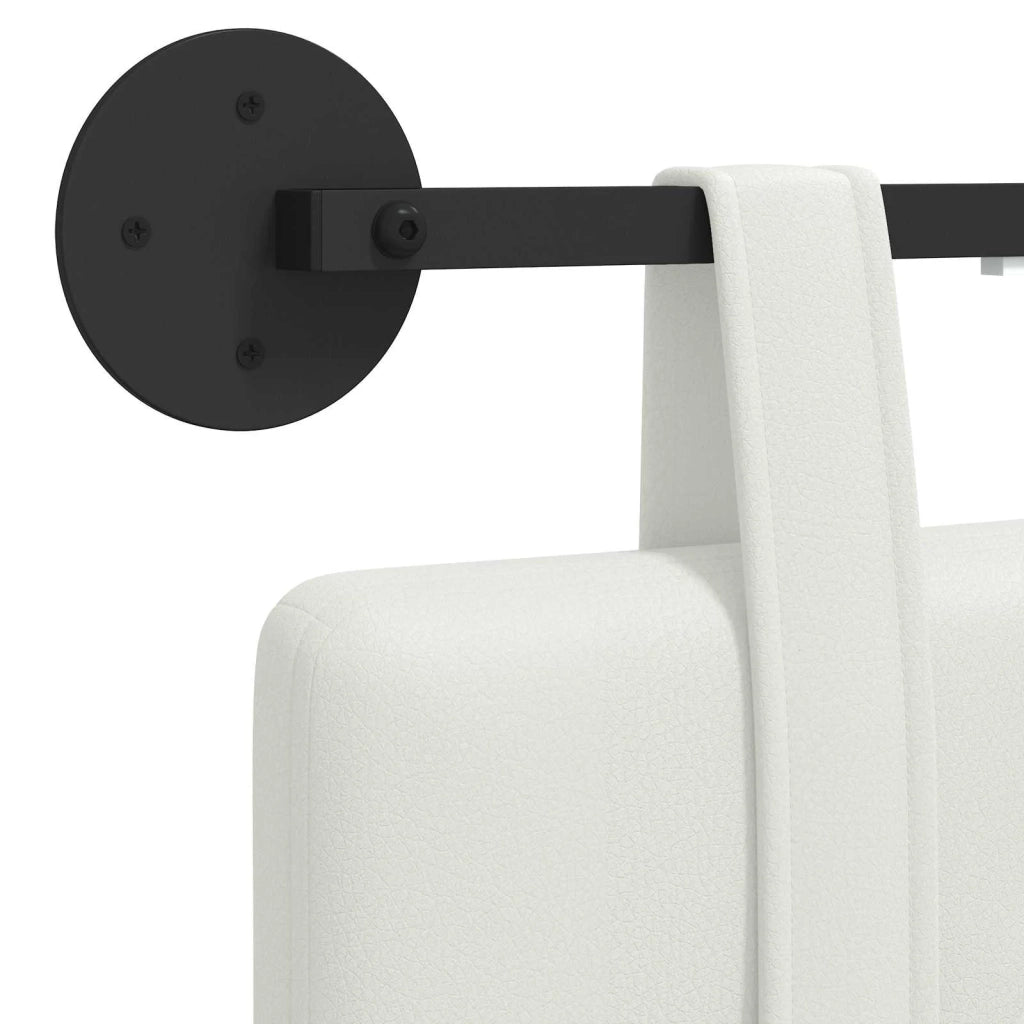 Testiera | Testata sospesa Con luce LED Bianco Similpelle