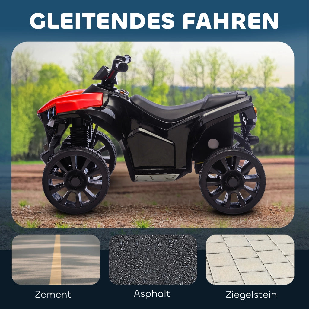 Quad Elettrico per Bambini 6V ¨C Xylo ¨C Rosso con LED e Musica