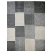 Tappeto Lyrical in cotone blu effetto patchwork 120x170 cm