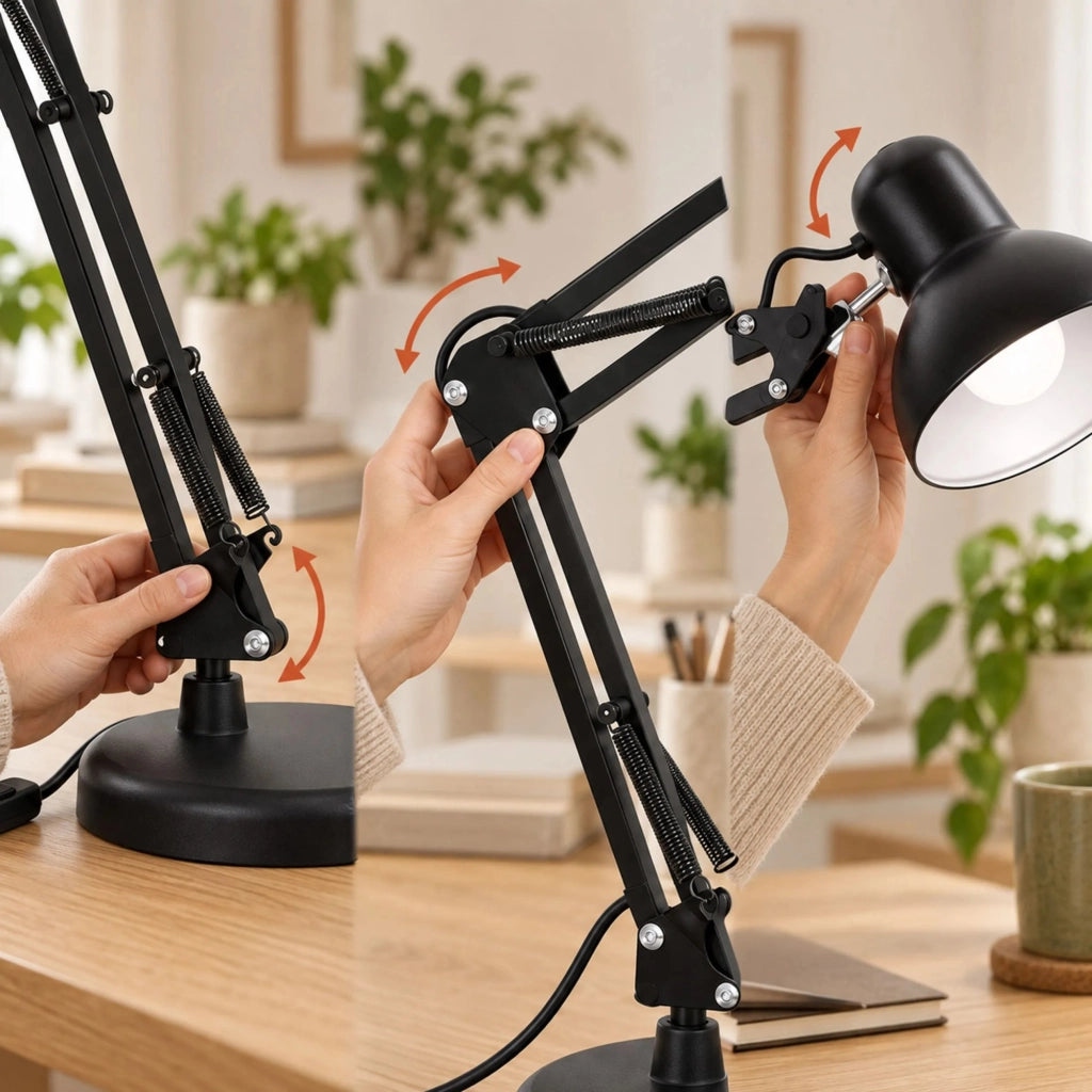 Lampada Da Scrivania Jnh042-1td Black