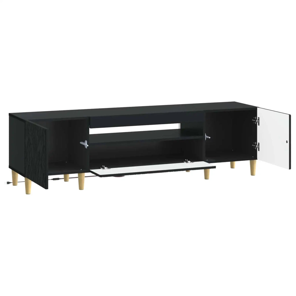 Mobile TV LED DELFT 153 x 35 x 43 cm Nero Legno ingegnerizzato 897126
