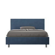 Letto Matrimoniale Francese 150x210 cm Senza Rete Adele Blu
