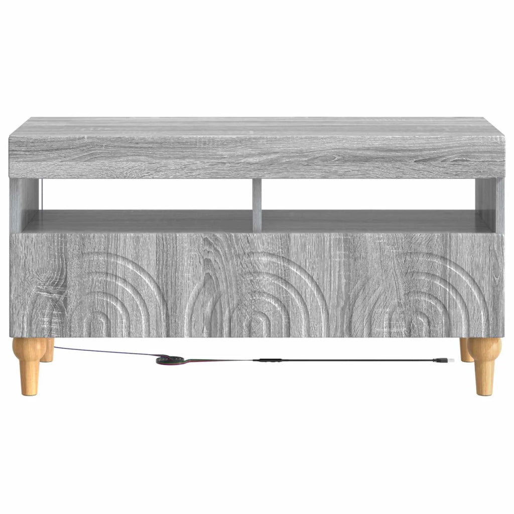 Mobile TV LED ALKMAAR 81 x 35 x 43 cm Sonoma grigio 896341