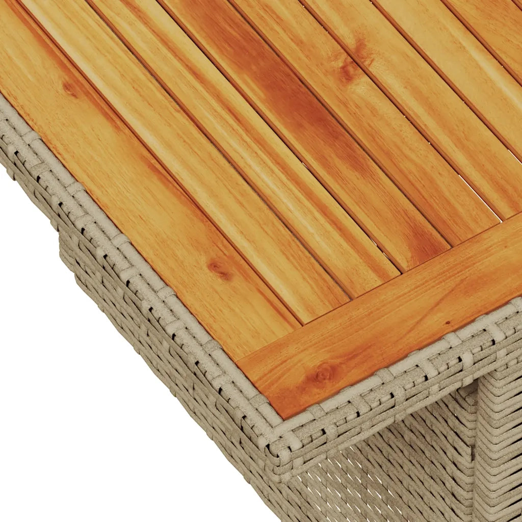 Set Divano da Giardino 6 pz con Cuscini Beige in Polyrattan 3327250