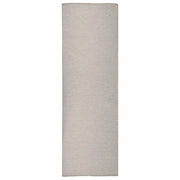Tappeto da Esterni a Tessitura Piatta 80x250 cm Grigio Chiaro 340779