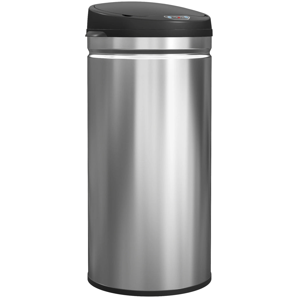Pattumiera Automatica con Sensore 42 L in Acciaio Inox Cestino Spazzatura per Cucina con Chiusura Ammortizzata Soft-Close
