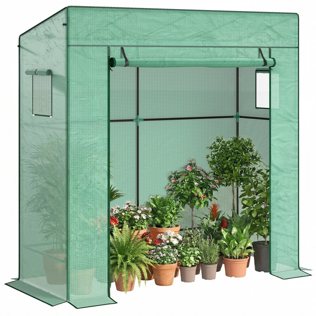 Serra da giardino murale ¨C zephmum ¨C verde 196x77x197 cm