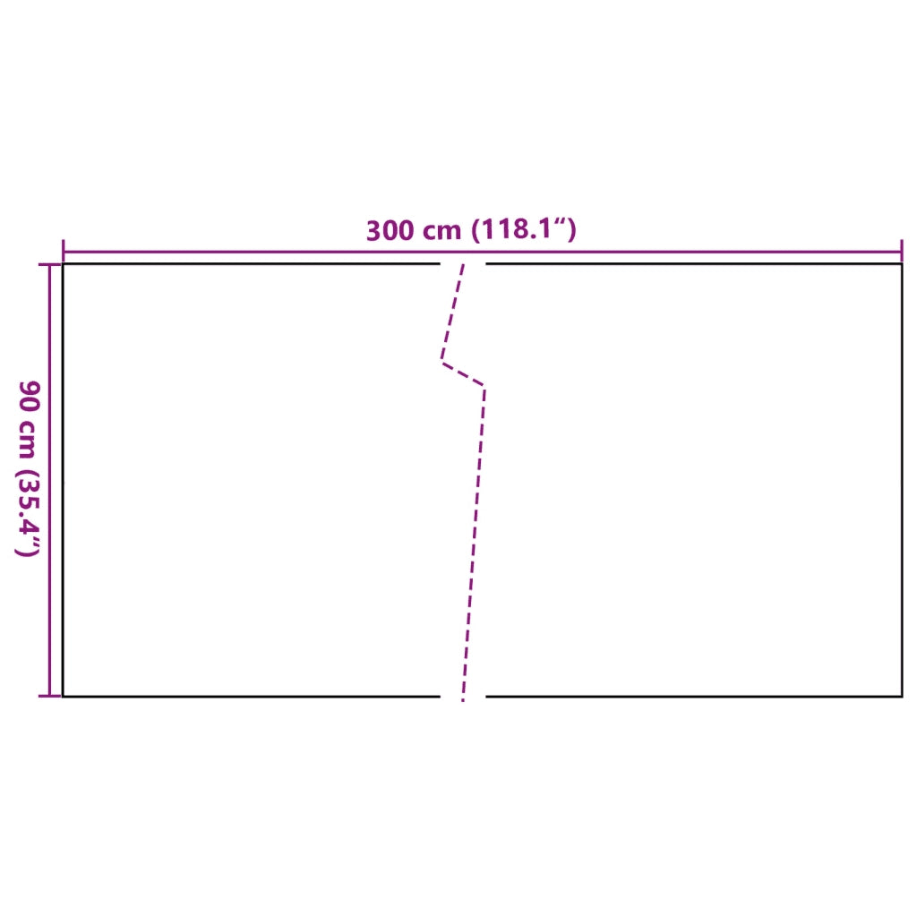 Schermo da balcone | Paravento da Balcone Marrone e Nero 300x90 cm in Polyrattan