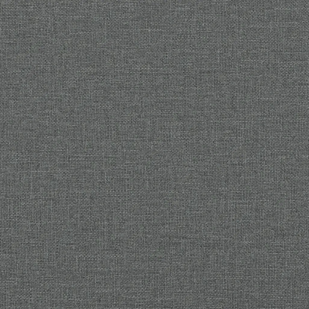 Letto matrimoniale | Letto per adulti | Giroletto senza Materasso Grigio Scuro 200x200 cm Tessuto
