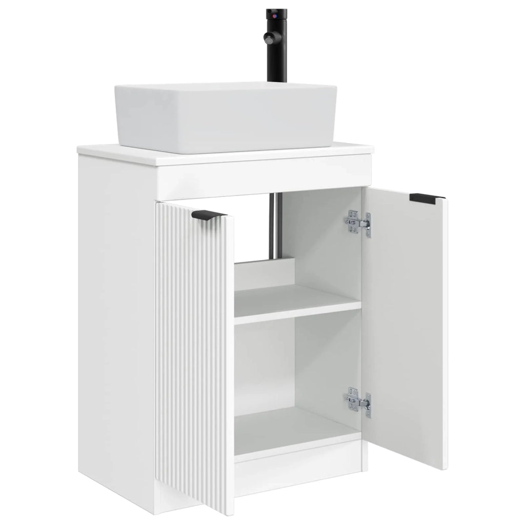 Mobile da bagno con Lavabo | Armadio Lavabo Bianco 54 x 35 x 83 cm