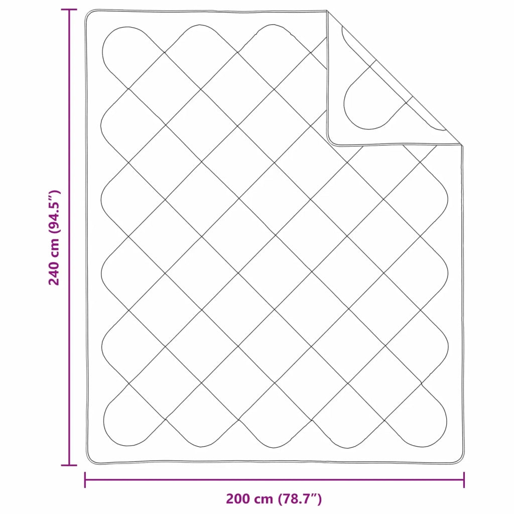 Piumone con cuscino 3 pcs Bianco Microfibra 3377516