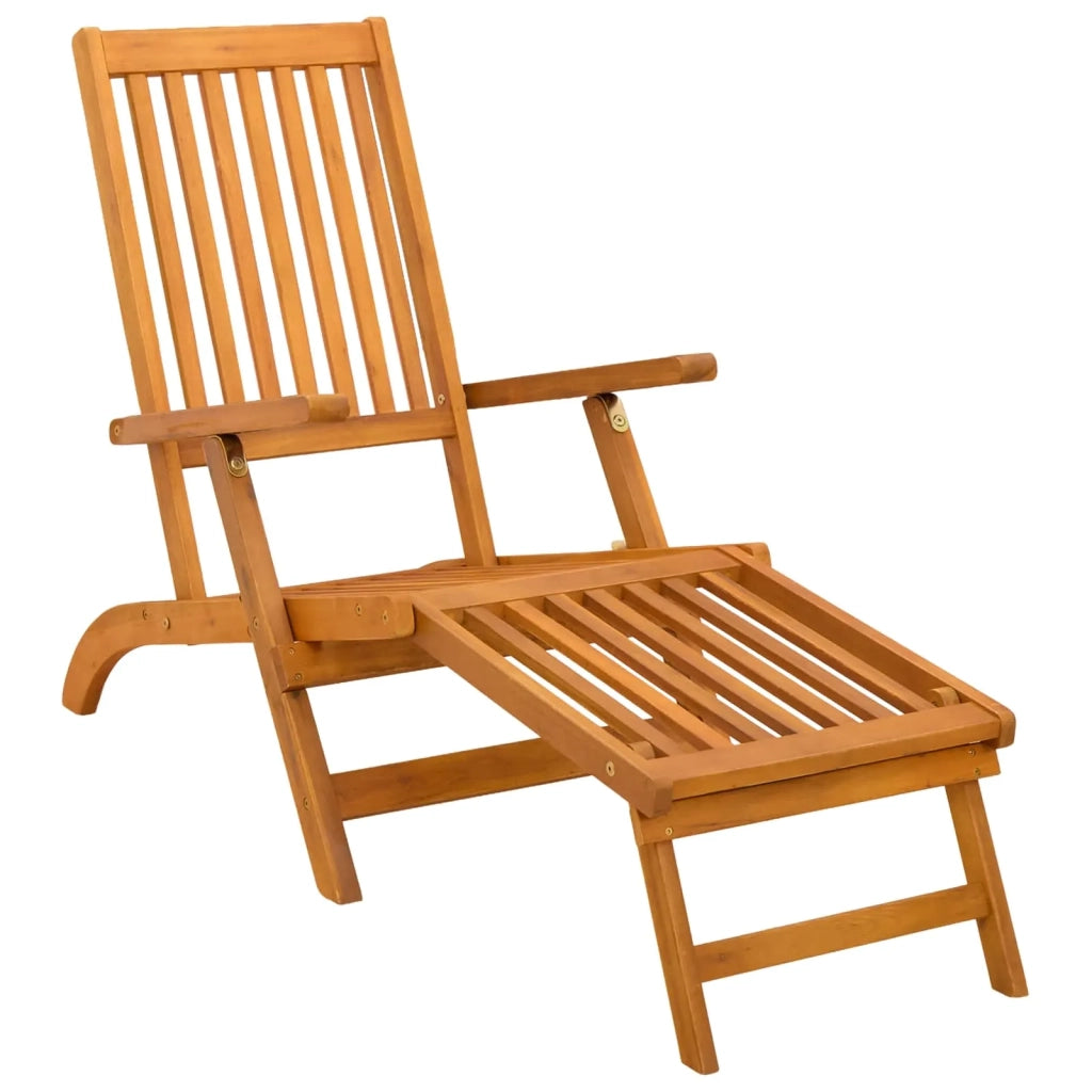 Lettino prendisole reclinabile e pieghevole 2 pcs Naturale 3415407