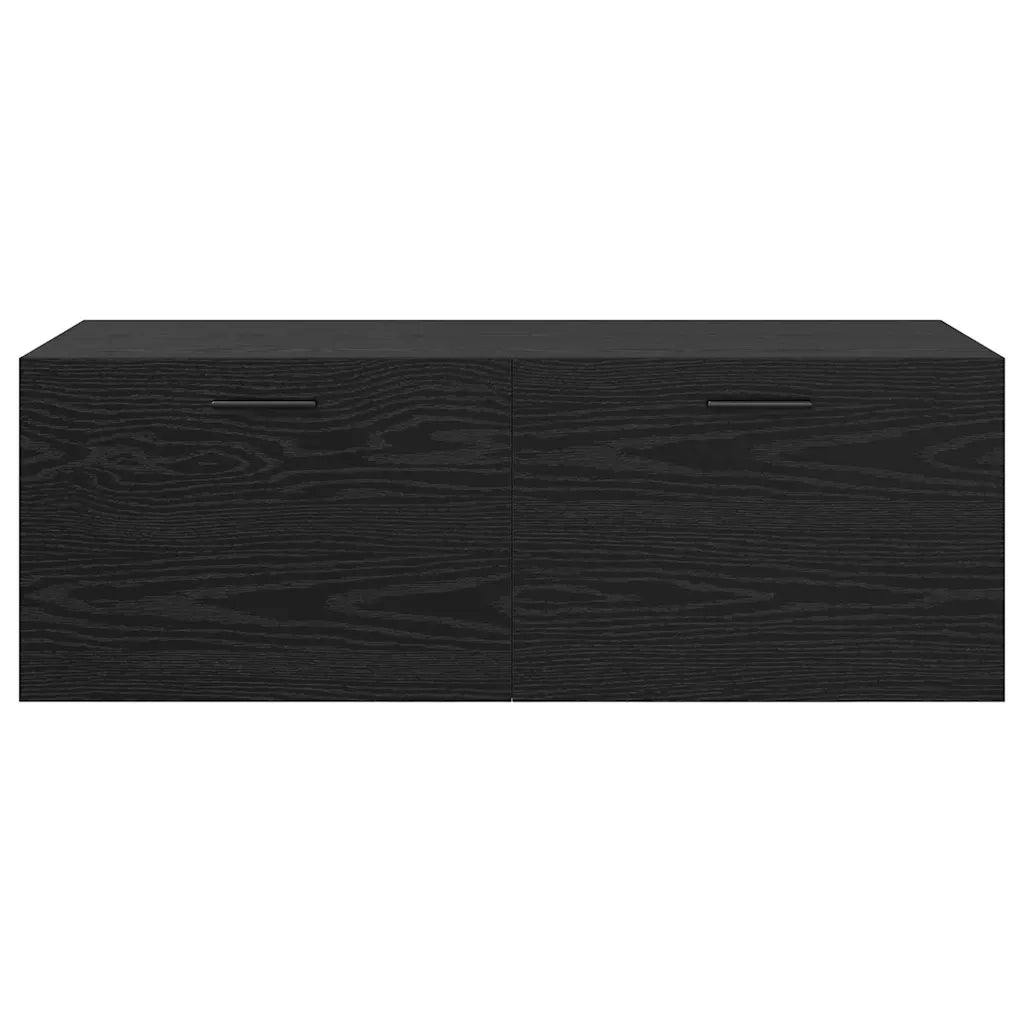 Armoire Murale 100 x 36,5 x 35 cm Bois d'ingénierie Chêne noir