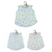 Trade Shop - Bavaglino A Mantellina Casacca Senza Maniche Per Pappa Bambini Fantasia Colorata 31229 -