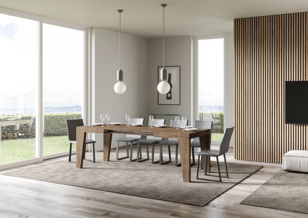 Tavolo Allungabile 120/380x90 cm Naxy Noce