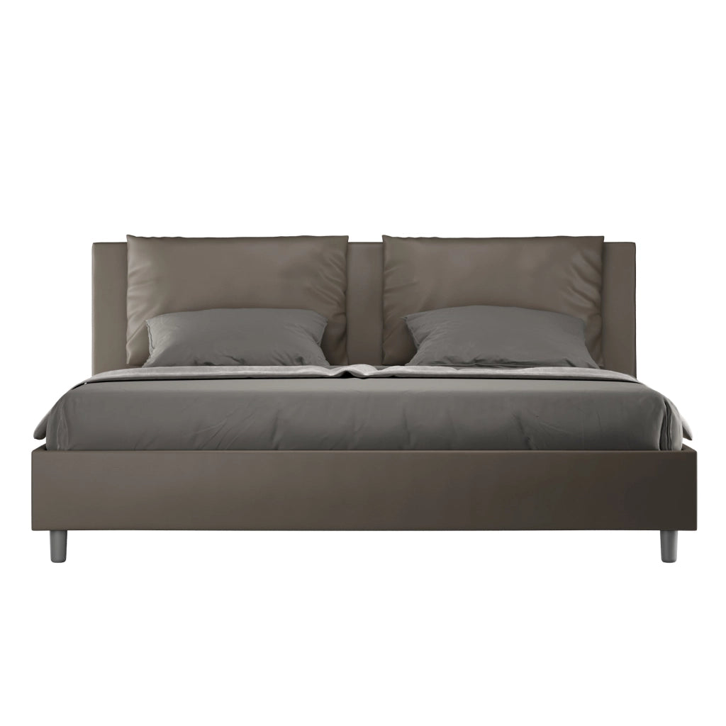 Letto Matrimoniale 160x200 cm Senza Rete Antea Cappuccino