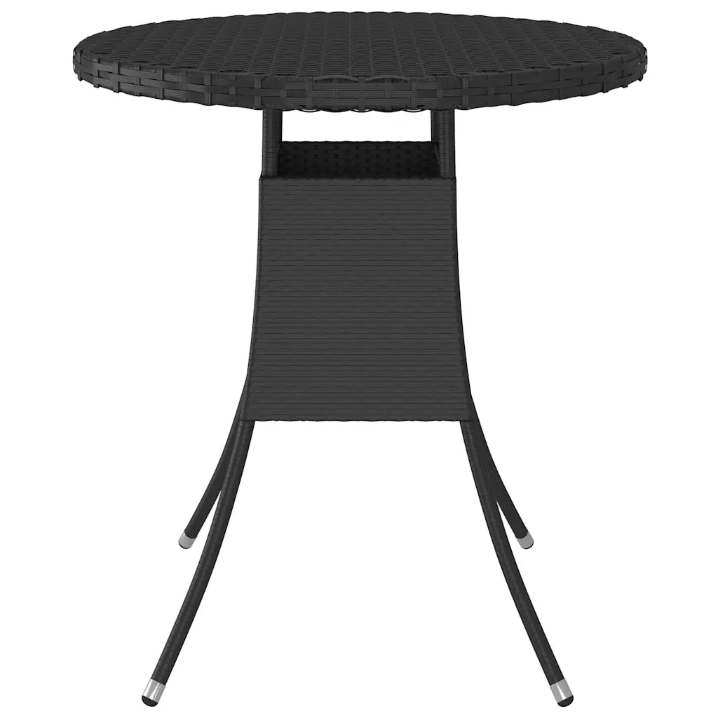 Set Divani da Giardino 9 pz con Cuscini in Polyrattan Nero 3064897