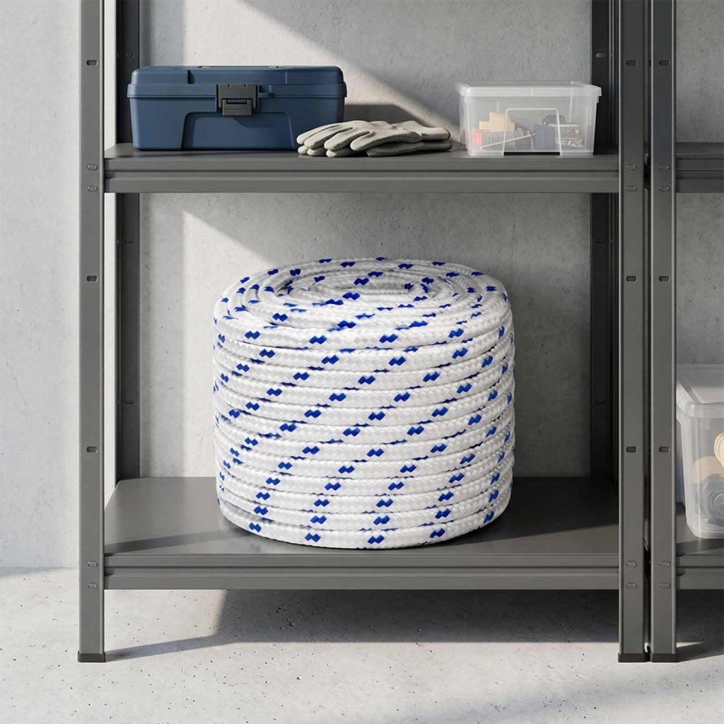 Corda multiuso 20 mm 100 m Bianco e Blu PP 3473141