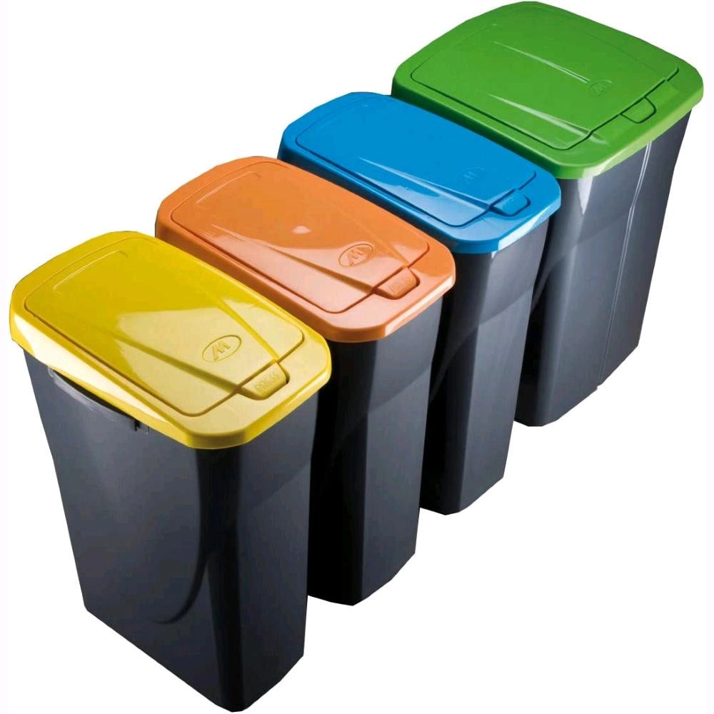 PATTUMIERA per RACCOLTA DIFFERENZIATA Colore AZZURRO 25 Litri ECOBIN 22x36x51 cm