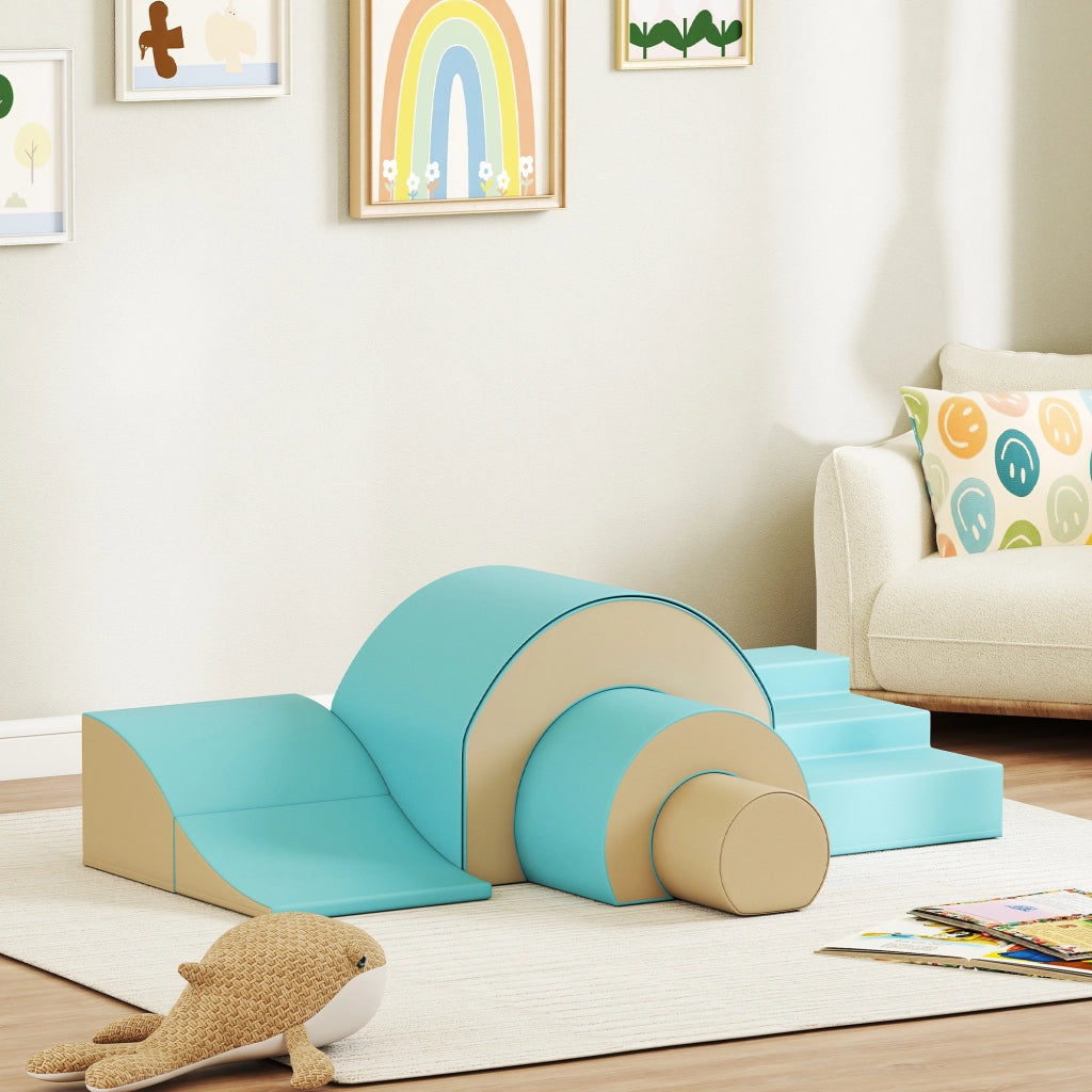 Set 5 Blocchi Morbidi Schiuma ¨C Xylo ¨C Bambini Forme Creative Verde