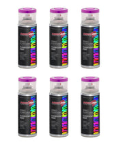 Bomboletta Spray Fluorescente Ambrosol 400 ml Rosso 6 Pezzi