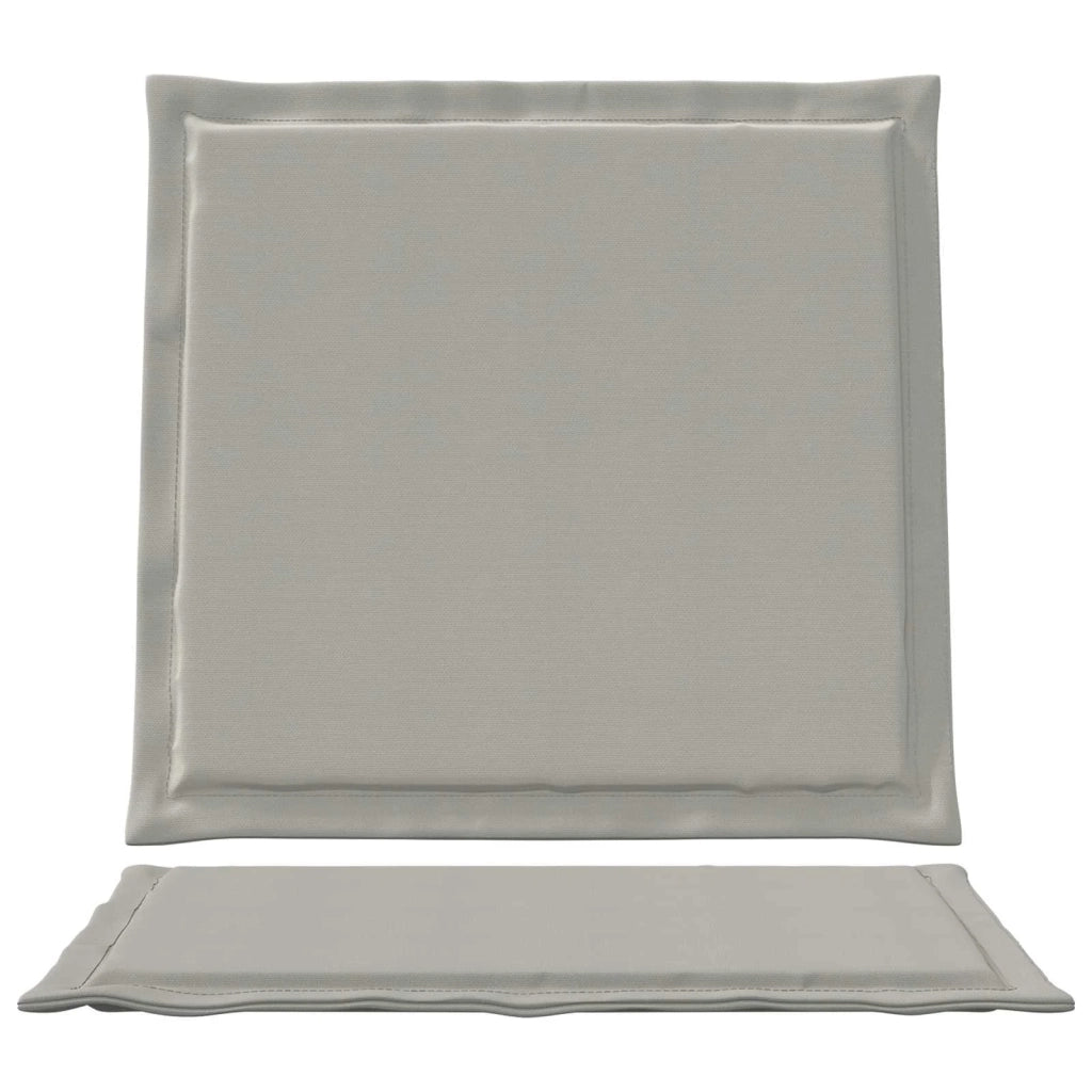 Cuscini per Seduta e Schienale 4 pz | Cuscini per sedie Grigio Chiaro